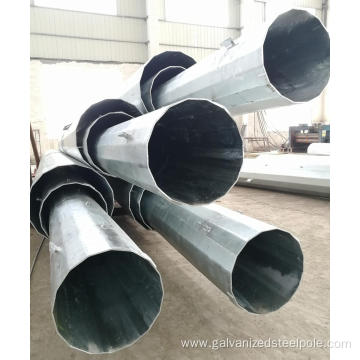 110FT Hot Dip Galvanizing Transmission Steel Pole